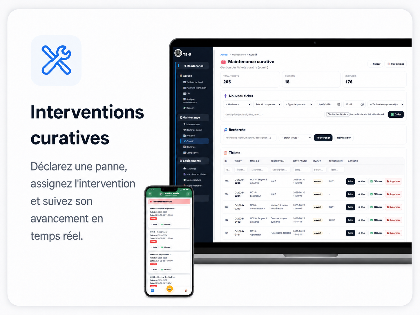 Interventions curatives TB-S
