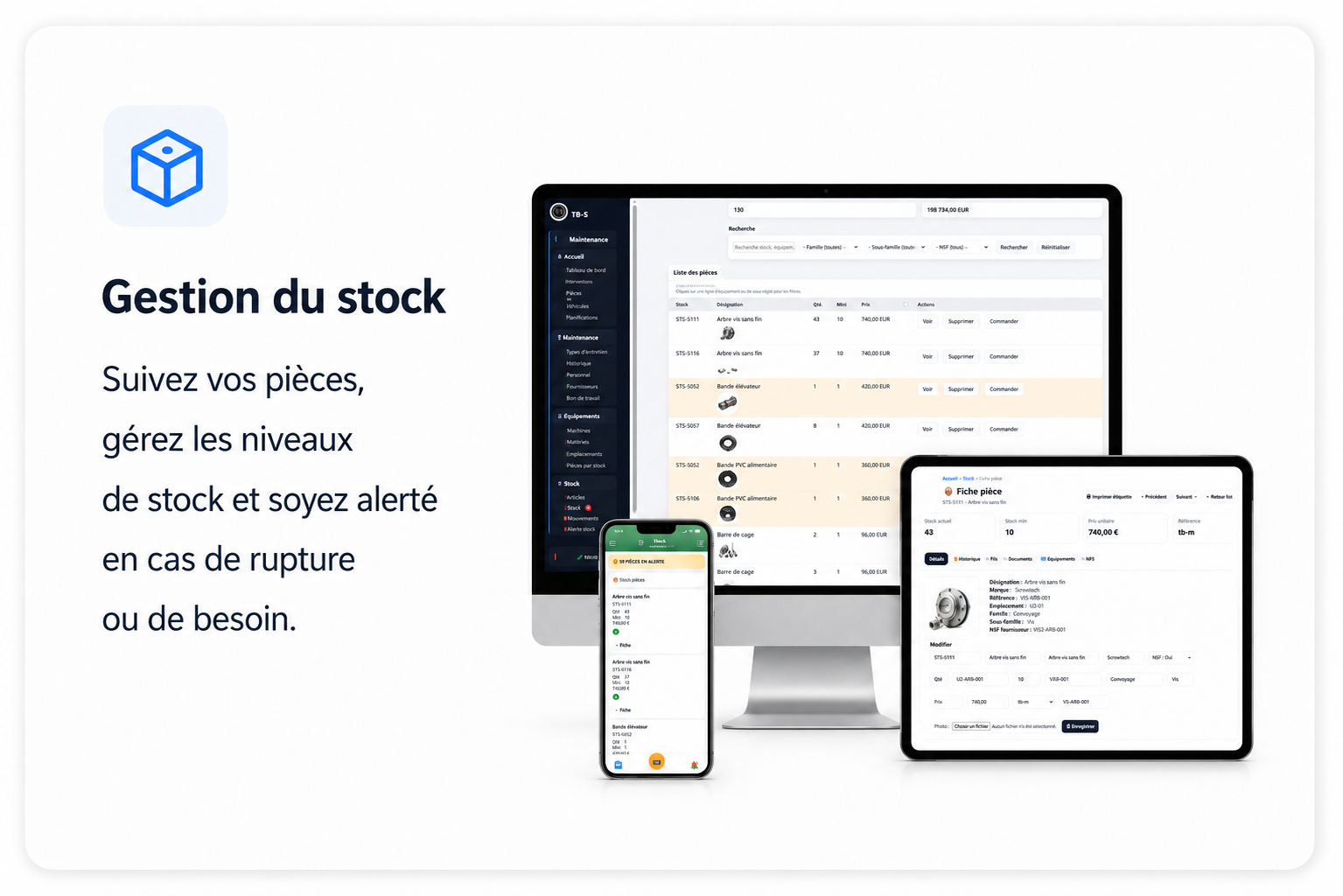 Gestion du stock TB-S